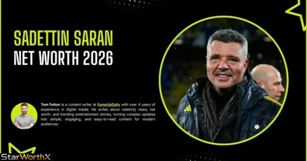 Sadettin Saran Net Worth
