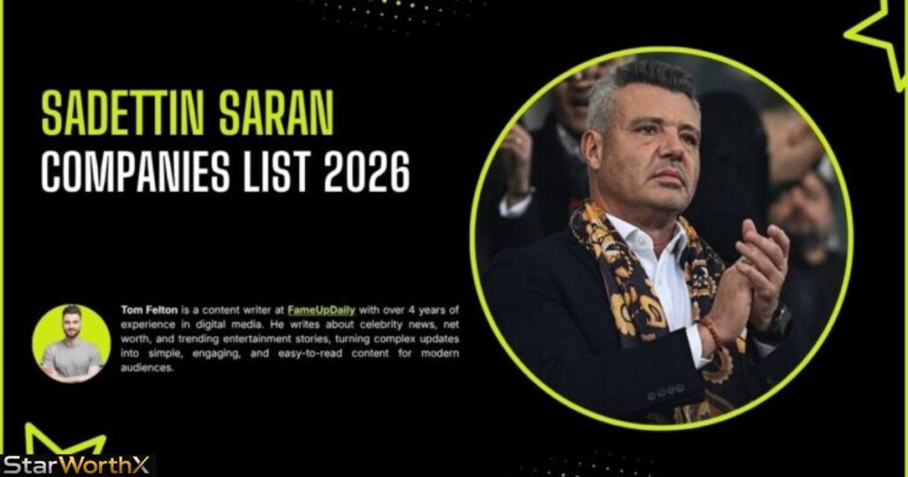 Sadettin Saran Net Worth