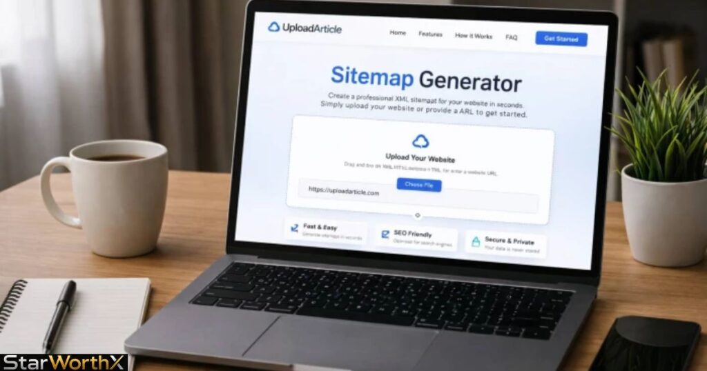 Sitemap Generator UploadArticle.com